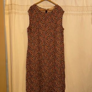 LOFT plus size paisley midi dress